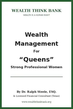 Book cover: Wealth Management for “Queens”: Strong Professional Women